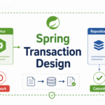Spring Bootトランザクション設計で@Transactional、rollback、Service層を整理する図